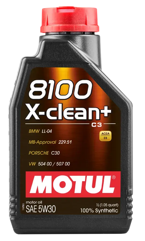 MOTUL 8100 X-CLEAN+ 5W-30 - MOTOR YAĞI - 1L - 106376