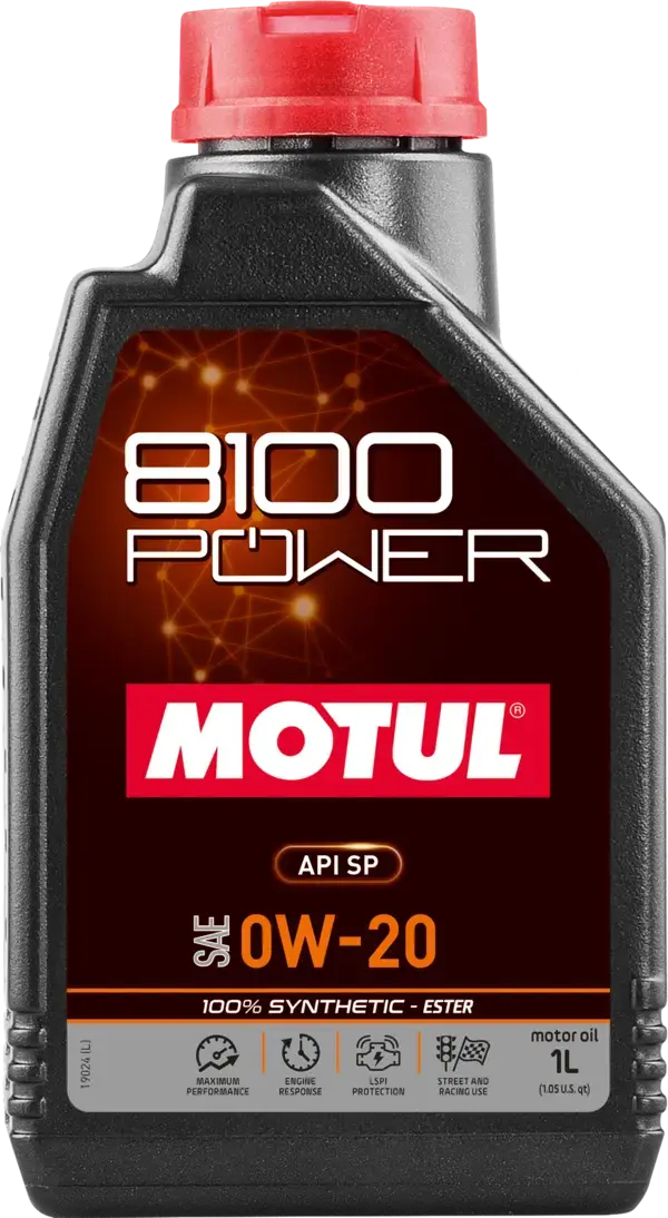 MOTUL 8100 POWER 0W-20 - MOTOR YAĞI - 1L - 111798
