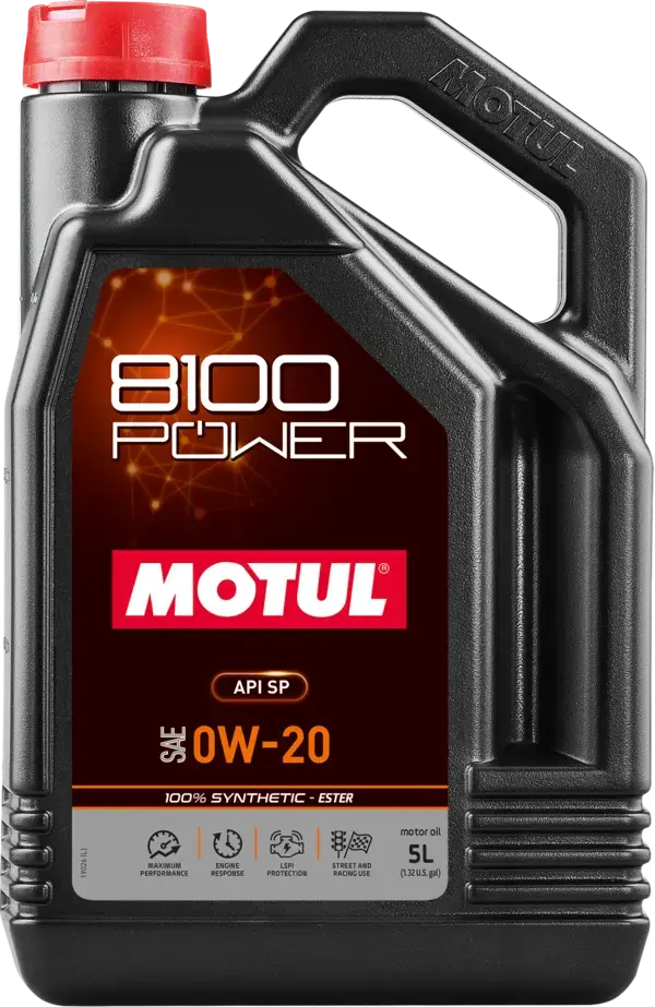 MOTUL 8100 POWER 0W-20 - MOTOR YAĞI - 5L - 111799