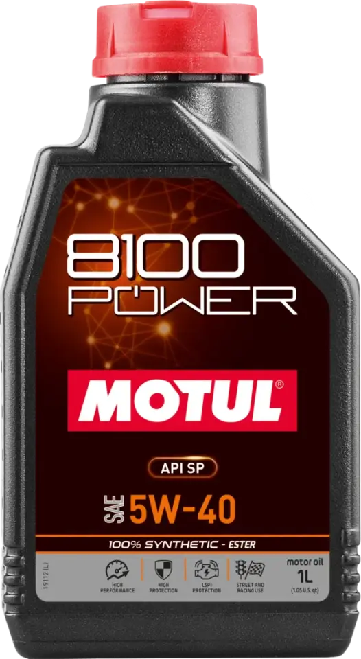 MOTUL 8100 POWER 5W-40 - MOTOR YAĞI - 1L - 111808