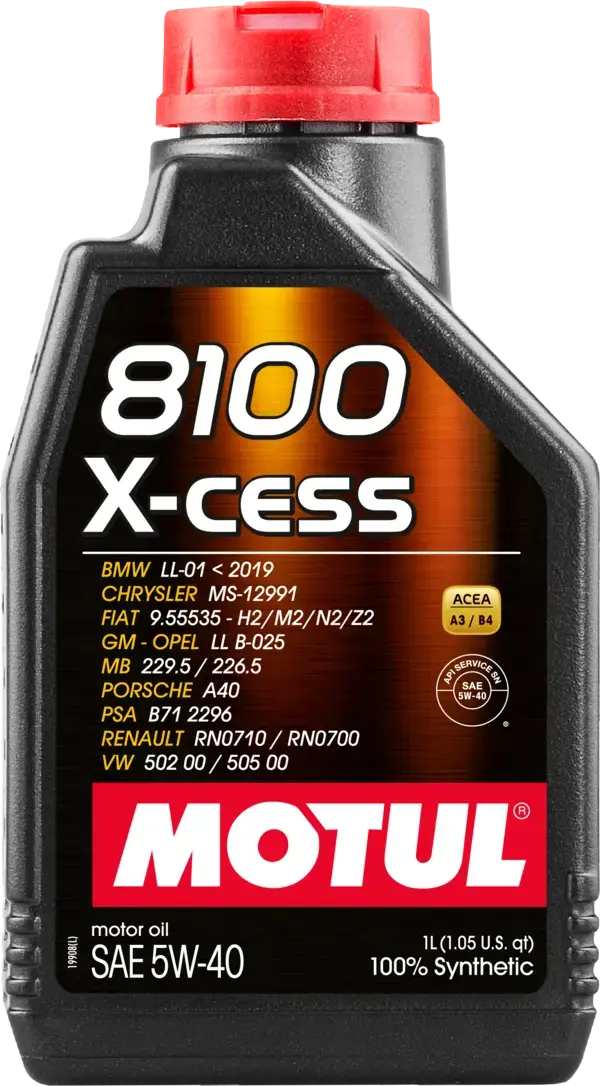 MOTUL 8100 X-CESS 5W-40 - MOTOR YAĞI - 1L - 102784