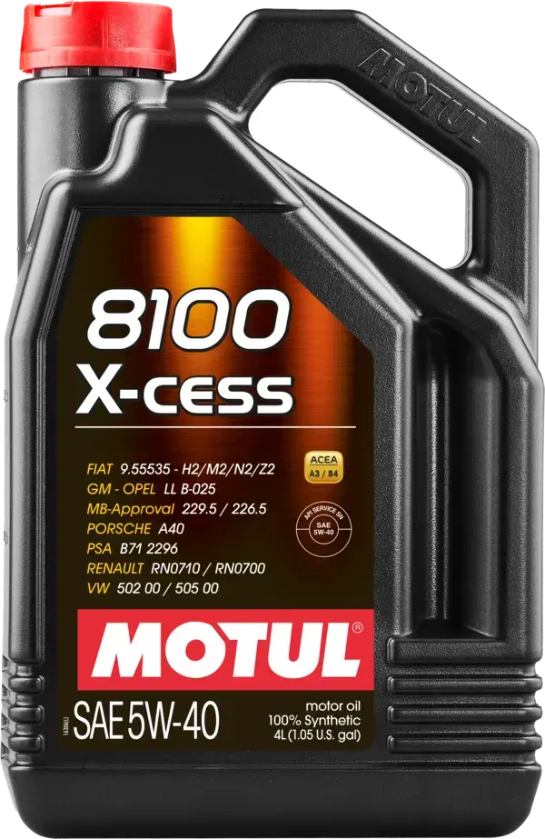MOTUL 8100 X-CESS 5W-40 - MOTOR YAĞI - 4L - 104256