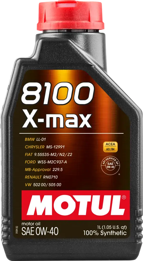 MOTUL 8100 X-MAX 0W-40 - MOTOR YAĞI - 1L - 104531