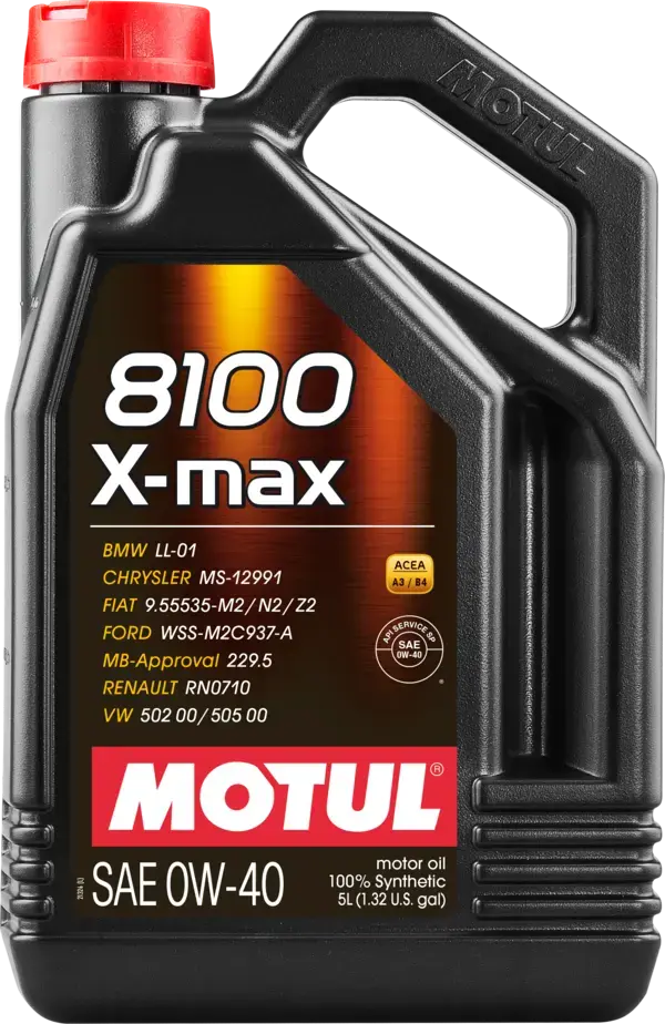 MOTUL 8100 X-MAX 0W-40 - MOTOR YAĞI - 5L - 104533