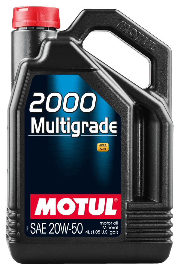 MOTUL 2000 MULTIGRADE 20W-50 - MOTOR YAĞI - 4L - 100310